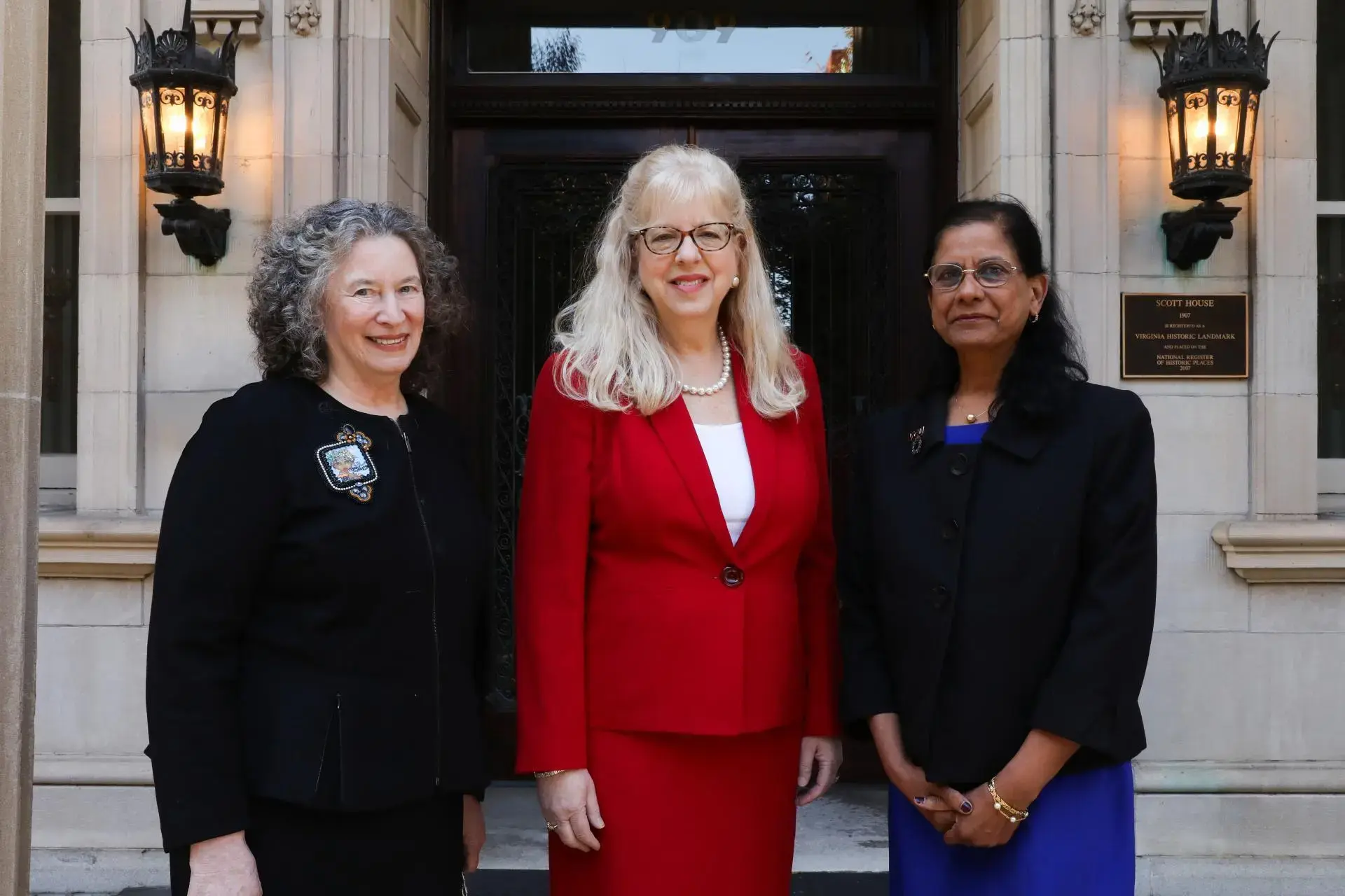 Left to right: Barbara Boyan, Ph.D.; Susan Kornstein, M.D.; and Mangala Subramaniam, Ph.D., are co-principal investigators on the VCU National Coordinating Center for Advancing Gender Inclusive Excellence. (Photo by Arda Athman)