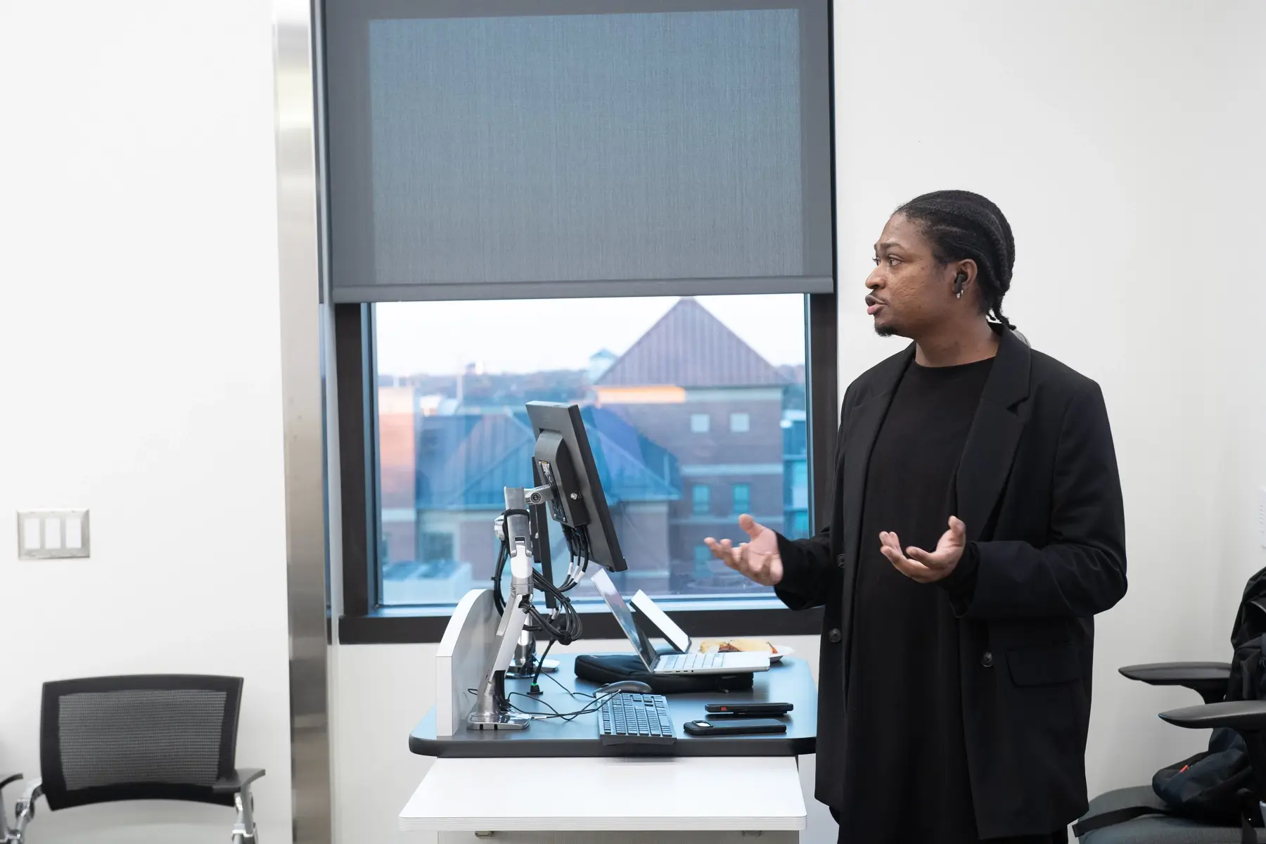 Micah White, who is working toward his Ph.D. in counseling psychology, said, “I always try to approach my research by thinking about practicality, future impact and why anyone should care.”