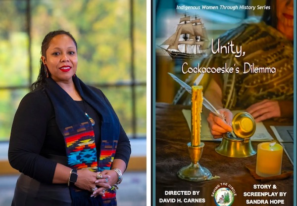 The film “Unity: Cocacoeske’s Dilemma,” which shifts between 1677 and the modern-day descendants of tribes of Tsenacommacah, includes VCU alum and instructor Christina Davis among its performers.